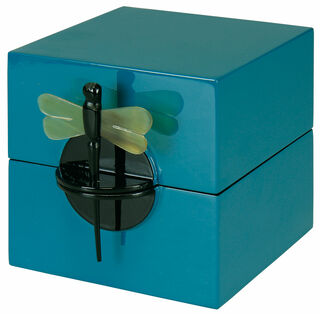 Casket "Dragon Fly" (small), turquoise version