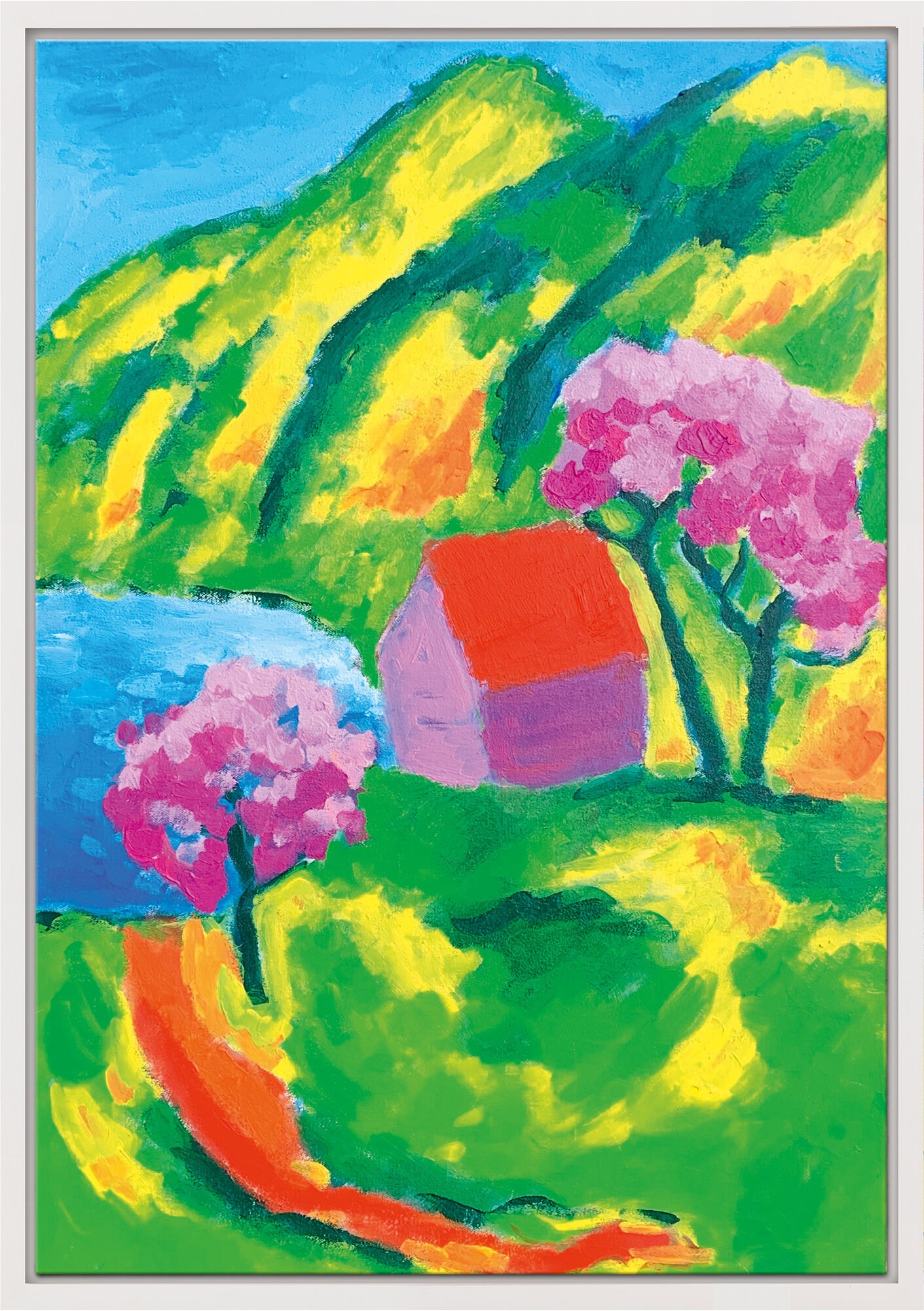 Picture "Cherry Blossom" (2020) (Unique piece) by Ulrich Lipp