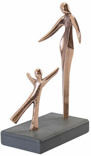 Skulptur "Erste Schritte", Bronze