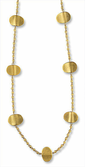 Necklace "Gold Discs"