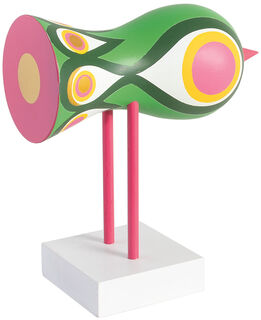 Decorative object "Birds 1967 (Dove of Peace 2)", wood - Design Lisa Larson by Design House Stockholm