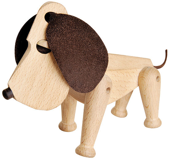 Holzfigur "Hund Oscar" - Design Hans Bolling von ArchitectMade