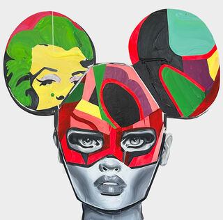 Picture "MARILYN MICKEY" (2022) (Unique piece) by Edyta Grzyb