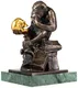 Sculpture "Monkey with Skull" (1892-93), bronze version by Wolfgang Hugo Rheinhold