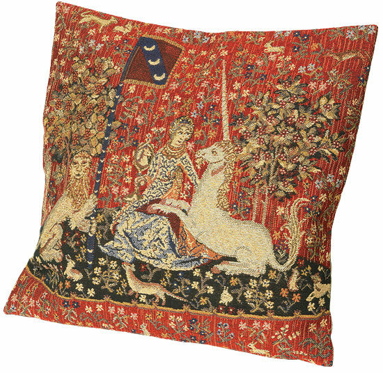 Cushion cover "Lady with Unicorn", motif 1