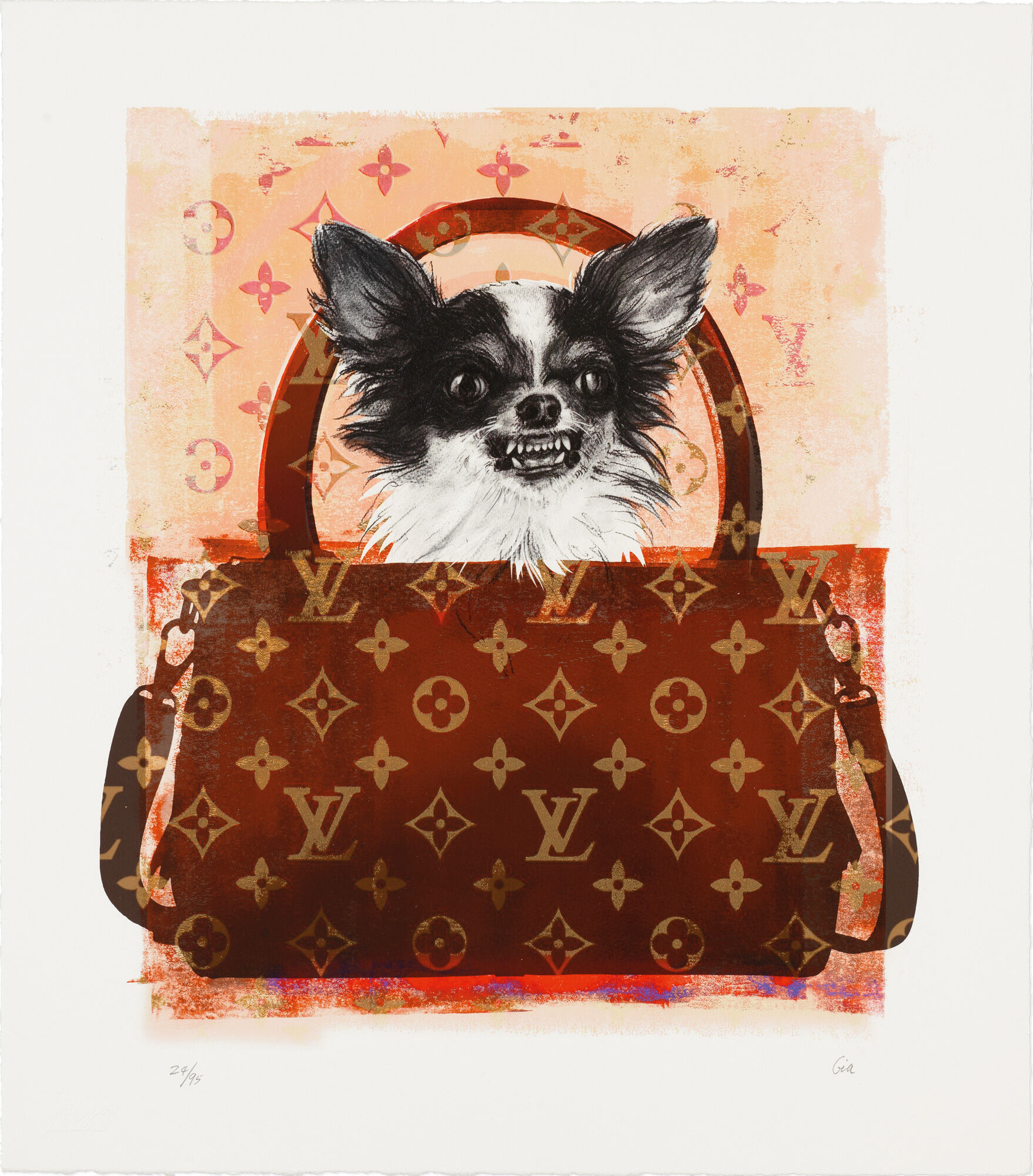 Picture "Louis Vitton Dog" (2014) by Shannan Gia