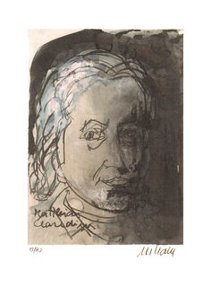 Picture "Matthias Claudius" (2015), unframed by Armin Mueller-Stahl