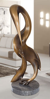 Sculpture "Pelican" (2013), bronze von Robert Simon