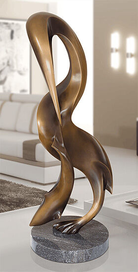 Skulptur "Pelican" (2013), brons av Robert Simon
