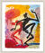 Bild "Anlehnen II" (2010), Version silberfarben gerahmt