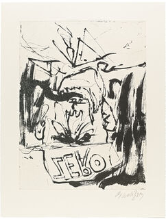 Picture "Farewell Bill III" (2013) by Georg Baselitz
