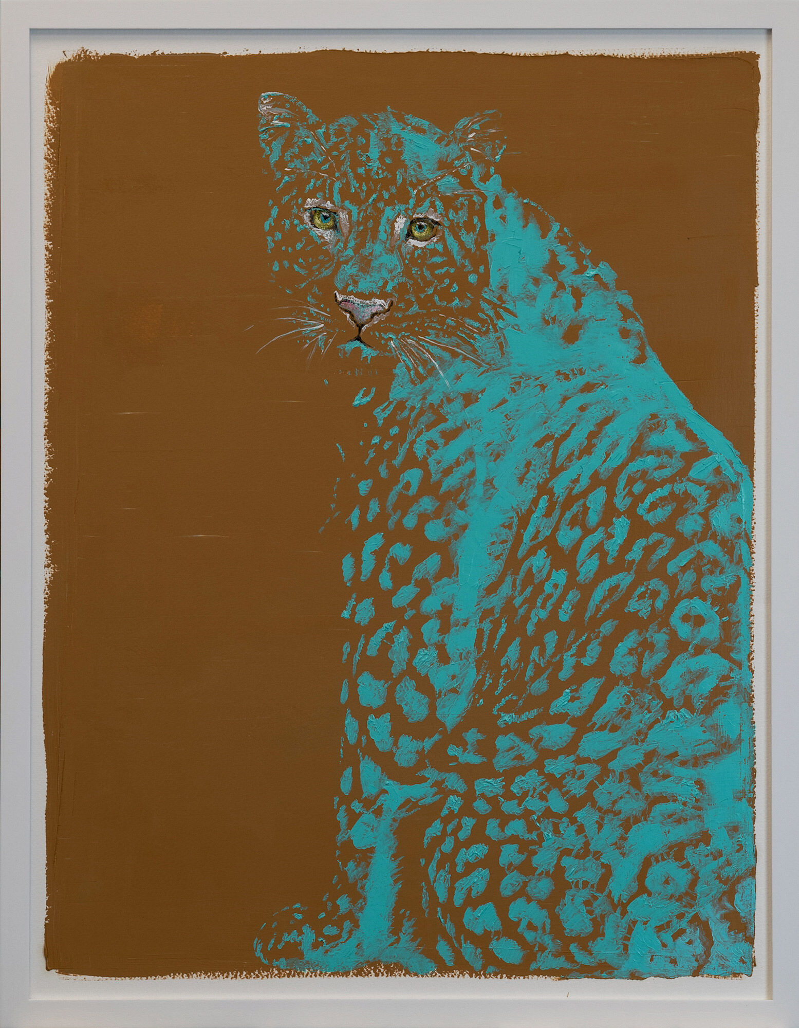 Picture "Series: Bright Spot | Leopard I" (2021-2022) (Unique piece) by Lezzueck Coosemans