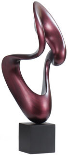 Sculptuur "Solar" (bordeaux matte versie), gegoten