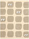 Teppich "Eule beige" (120 x 170 cm) von Bleuu-Studio