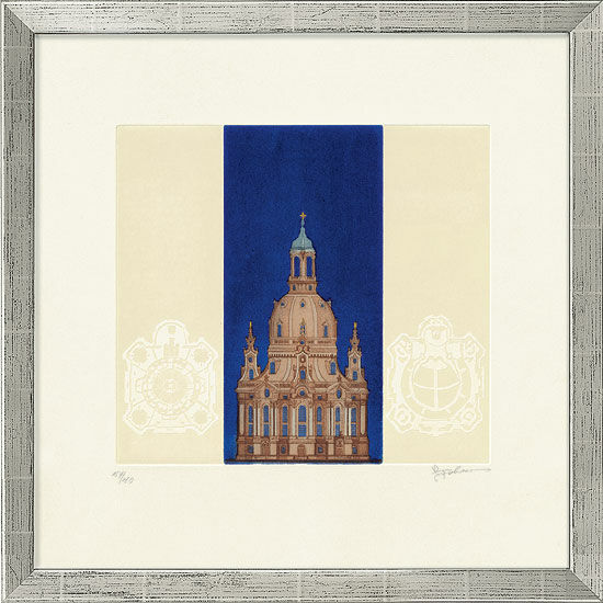 Picture "Frauenkirche", framed by Joseph Robers