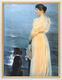 Cuadro "Tarde de verano en Skagen (Luz de luna junto al mar)" (1892), enmarcado de Peder Severin Kroyer