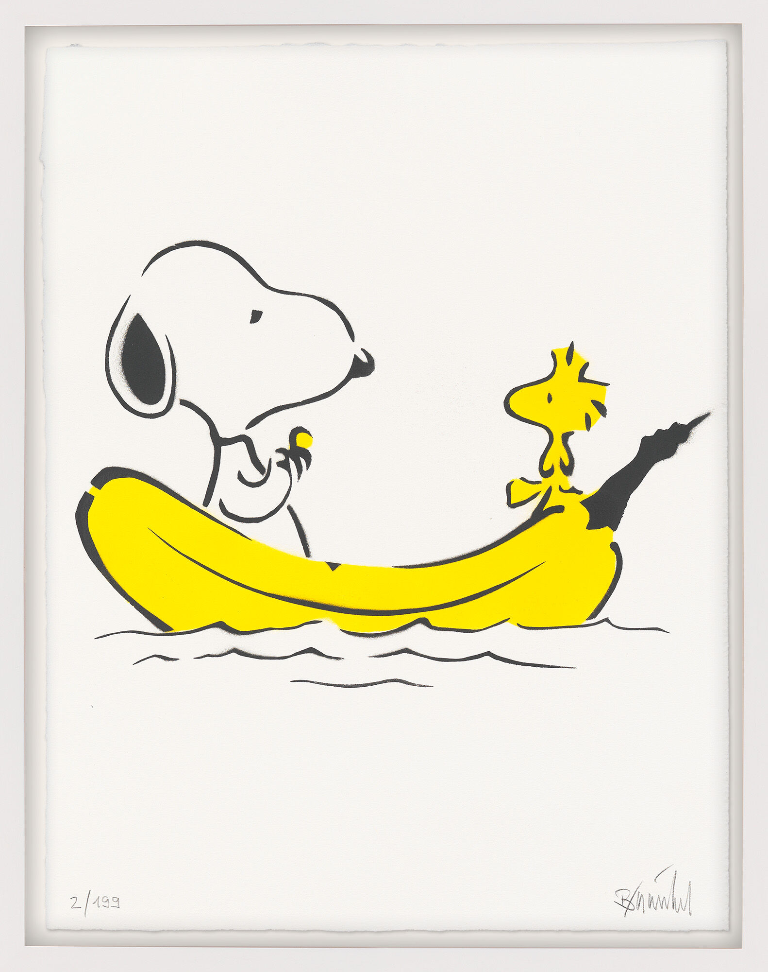Tableau "Snoopy & Woodstock" (2022) von Thomas Baumgärtel