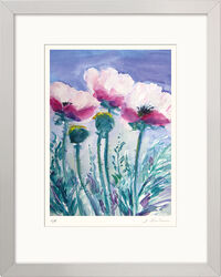 Tableau "Poppies" (2020), encadré
