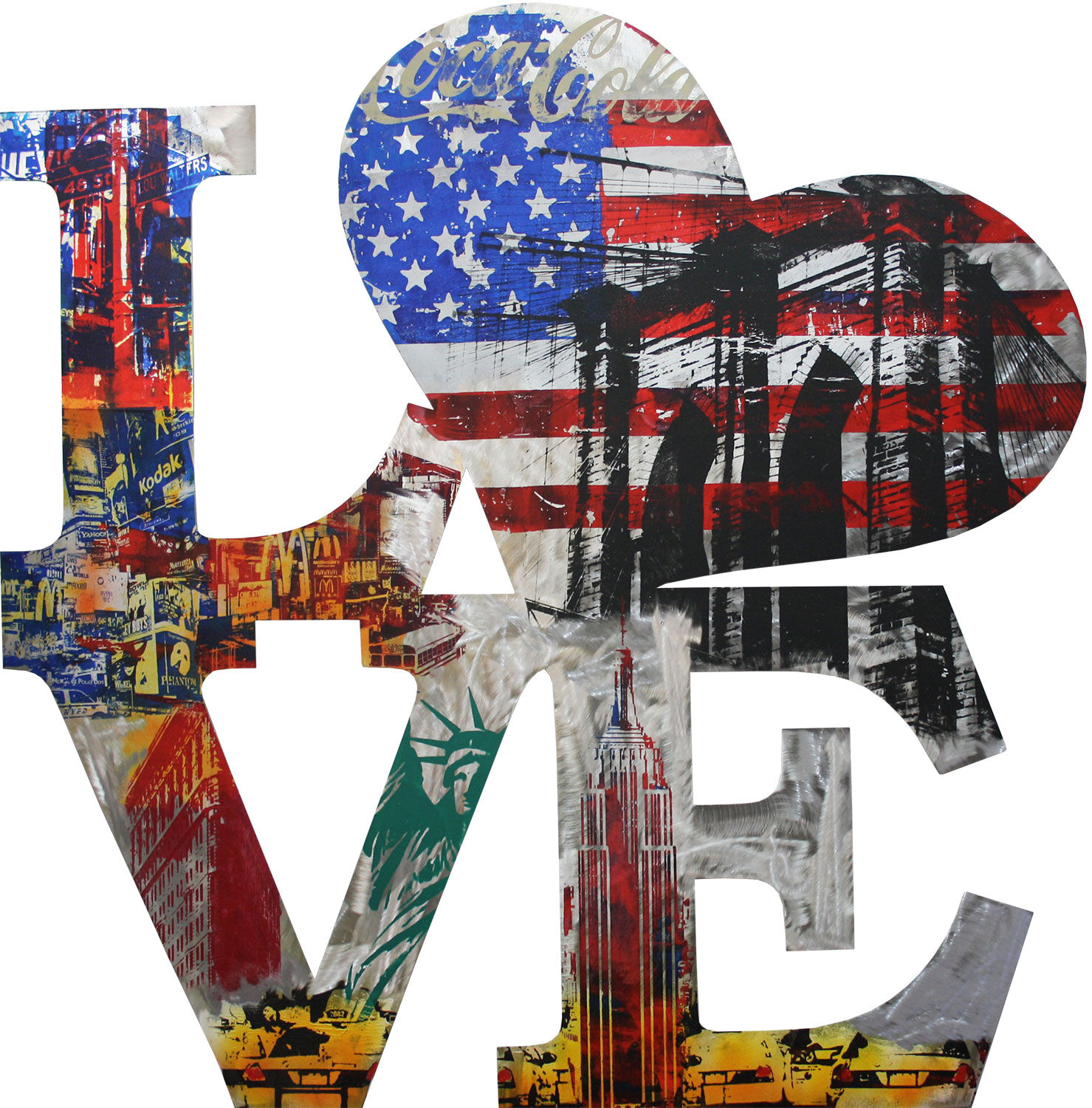 Bild "Hommage an Robert Indiana" (2022) (Original / Unikat) von Peter Wolframm