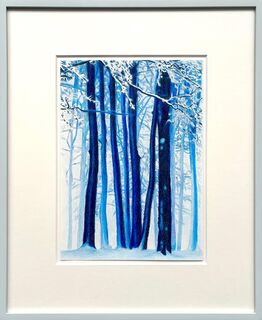 Obraz „Blue Interval 01.26“ (2026) (Jedinečný exemplář)