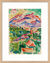 Tableau « Paysage italien – Toscane » (1913), version avec cadre clair