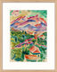 Tableau « Paysage italien – Toscane » (1913), version avec cadre clair de Max Pechstein