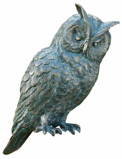 Garden sculpture "Long-Eared Owl" (version without column)