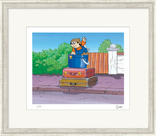 Picture "Suitcase", framed