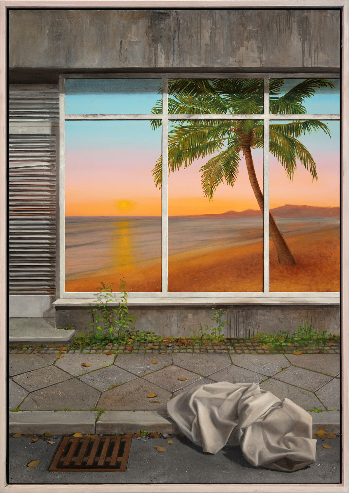 Bilden ”Palm Beach” (2022) av Christian Thoelke