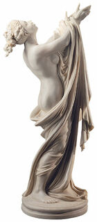 Statuette "Goddess Flora" (with vase insert), artificial marble version by Roman Johann Strobl