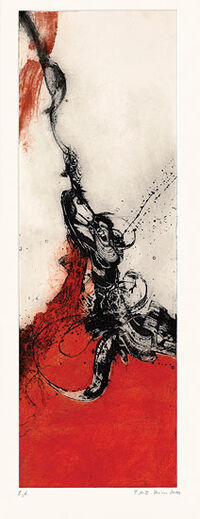 Cuadro "Sin título" (2010), sin enmarcar