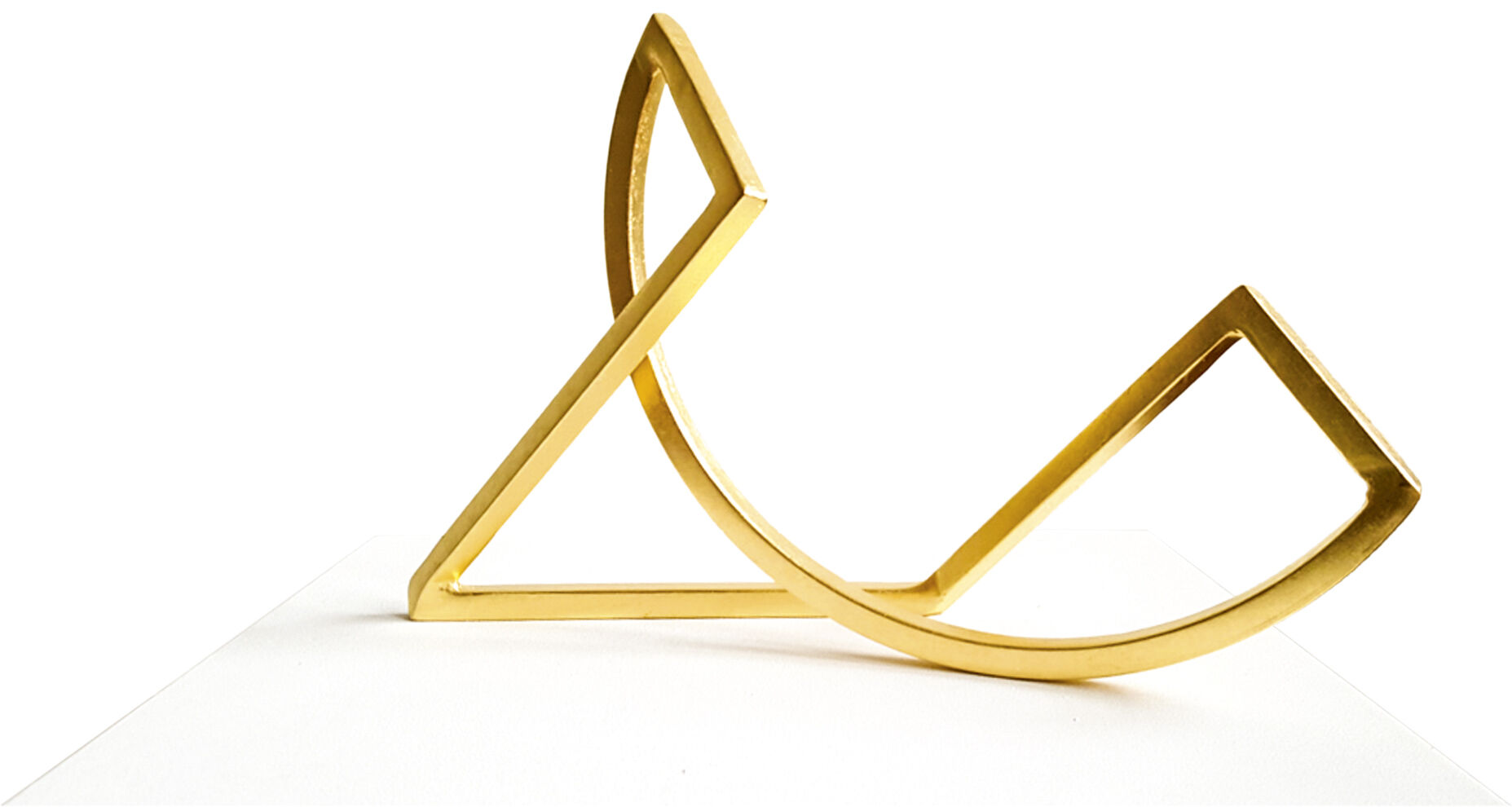 Sculpture "Loop 33 - Gold Edition" (2015) by Sonja Edle von Hoeßle