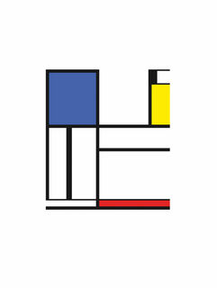 Tableau "Mondrian" (2016) von Nicolaus Ott