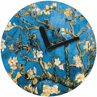 Wanduhr "Blühende Mandelbaumzweige" von Vincent van Gogh