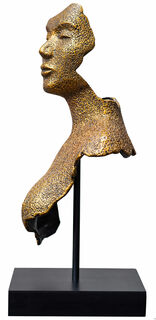 Sculptuur "Donna Antique Gold", gegoten