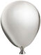 Obiekt ścienny "Balon", wersja odlewana, metaliczny srebrny
