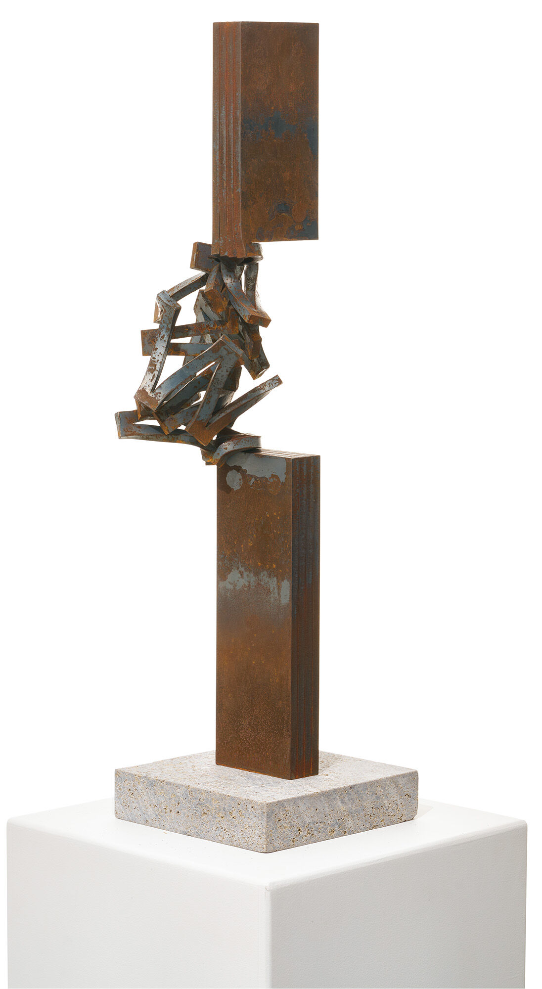 Sculptuur "Rotation II (Rust)" (2022) (Uniek stuk) von Thomas Röthel