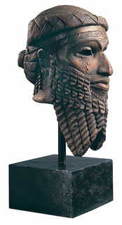 Replikat "Kopf des Sargon von Akkad", Kunstguss