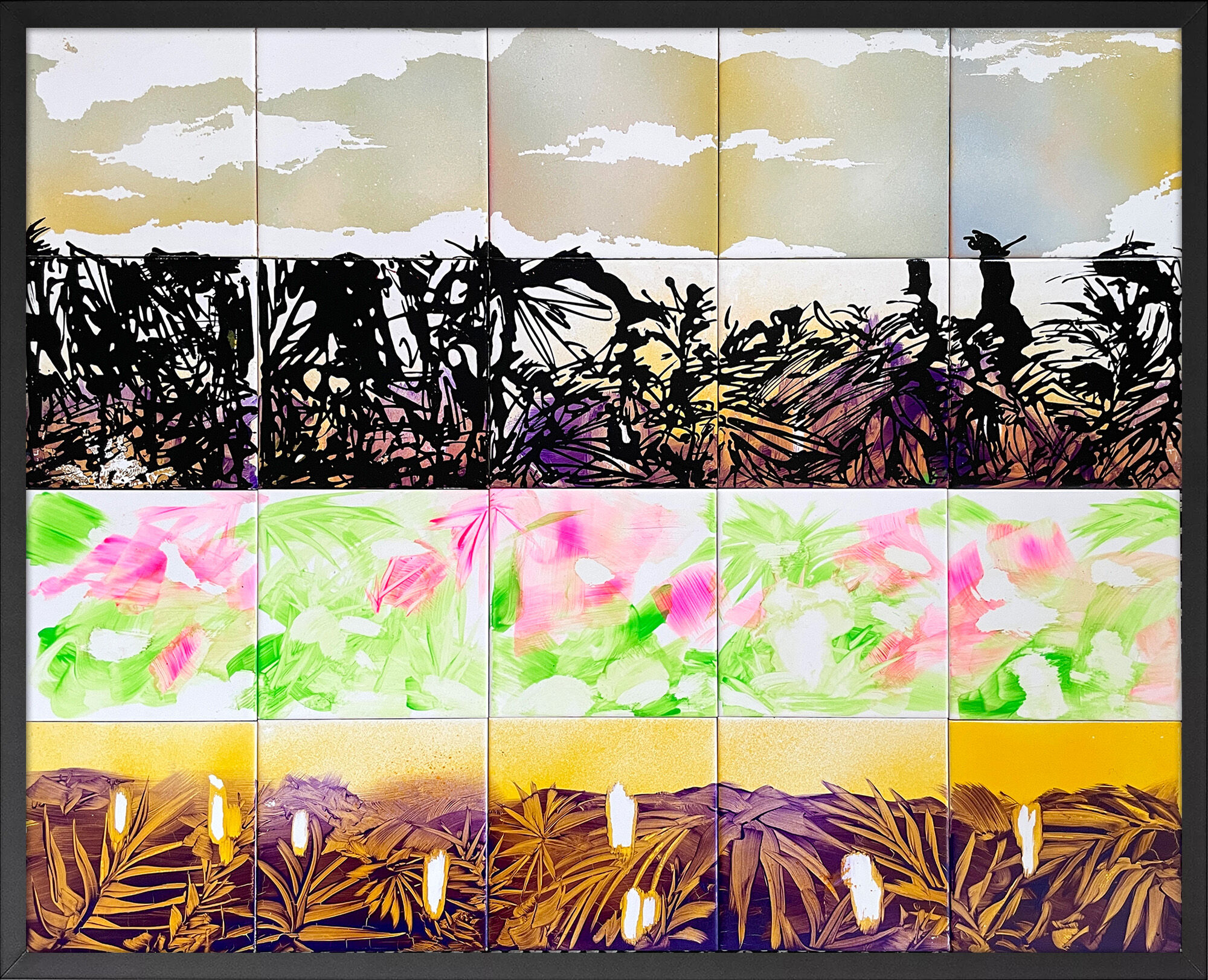 Quadro "Colline e valli" (2024) (Pezzo unico) di Zyko78