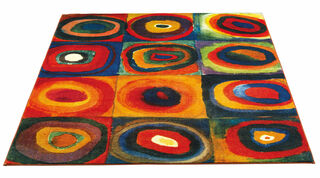Teppich "Farbstudie Quadrate" (230 x 160 cm) von Wassily Kandinsky