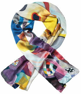 Silk scarf "Yellow - Red - Blue" (1925)