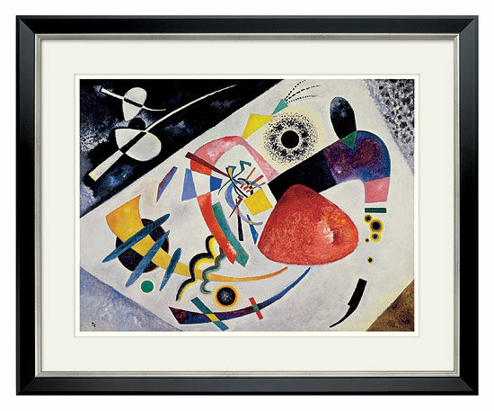 Picture "Red Spot II" (1921), framed by Wassily Kandinsky