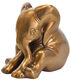 Skulptur "Little Elephant", Version in Bronze von Jagna Weber