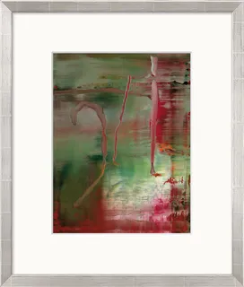 Tableau intitulé « Abstract Picture » (2004), encadré
