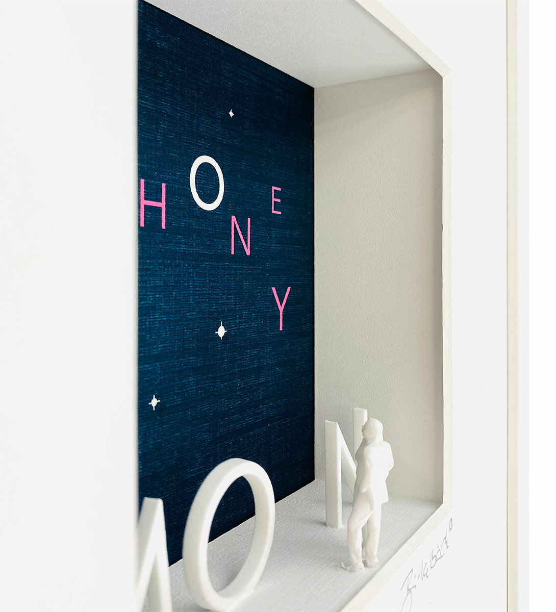 3D Picture "Honeymoon" (2023), framed by Ralf Birkelbach