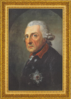 Picture "Frederick the Great, King of Prussia" (1781), framed