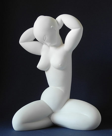 Skulptur "Caryatide", Kunstguss
