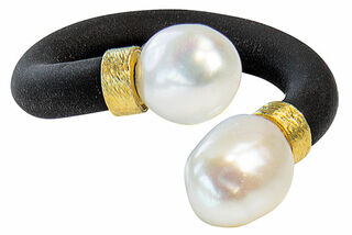 Ring "Mother of Pearl", Version vergoldet