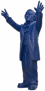Sculpture "Richard Wagner", signed version, midnight blue by Ottmar Hörl