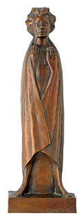 Sculpture "La Flamme", réduction en bronze
